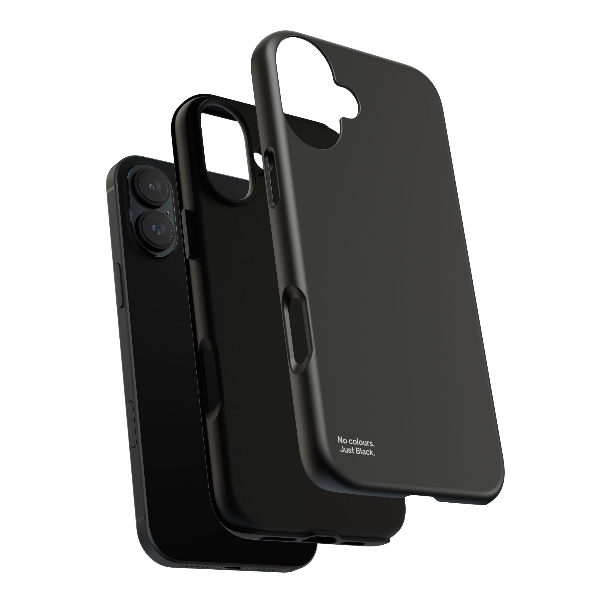 Minimalist Black Phone Case - INALLBLACK