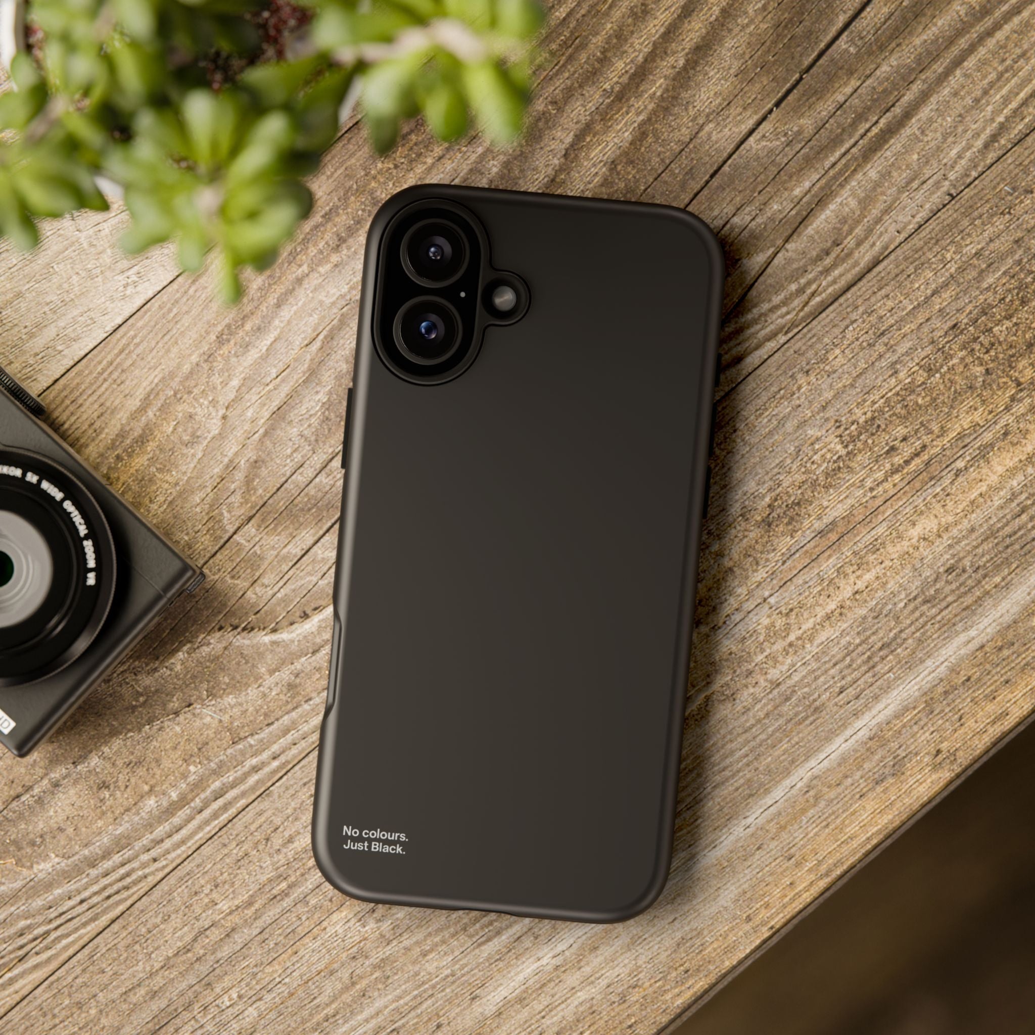 Minimalist Black Phone Case - INALLBLACK