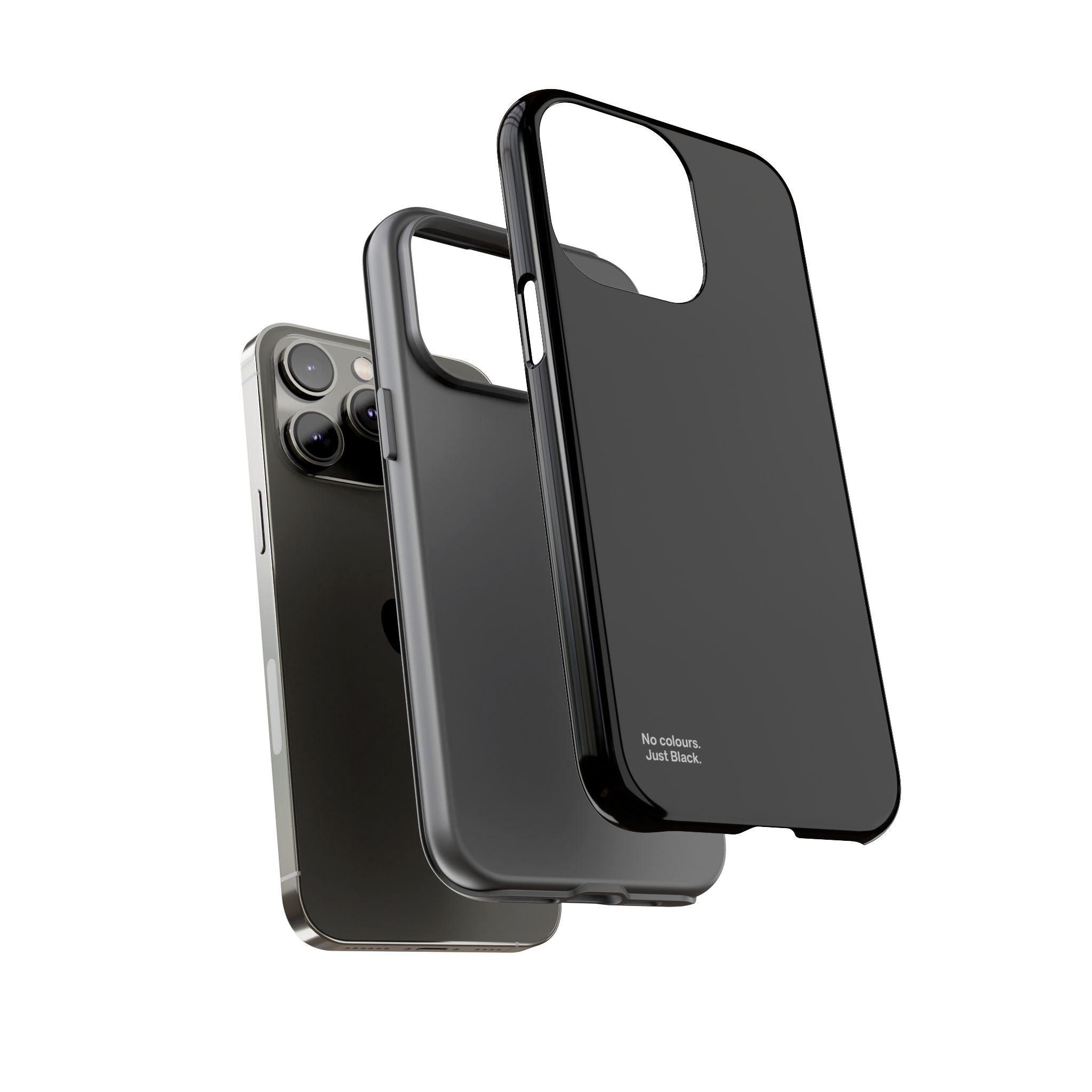 Minimalist Black Phone Case - INALLBLACK