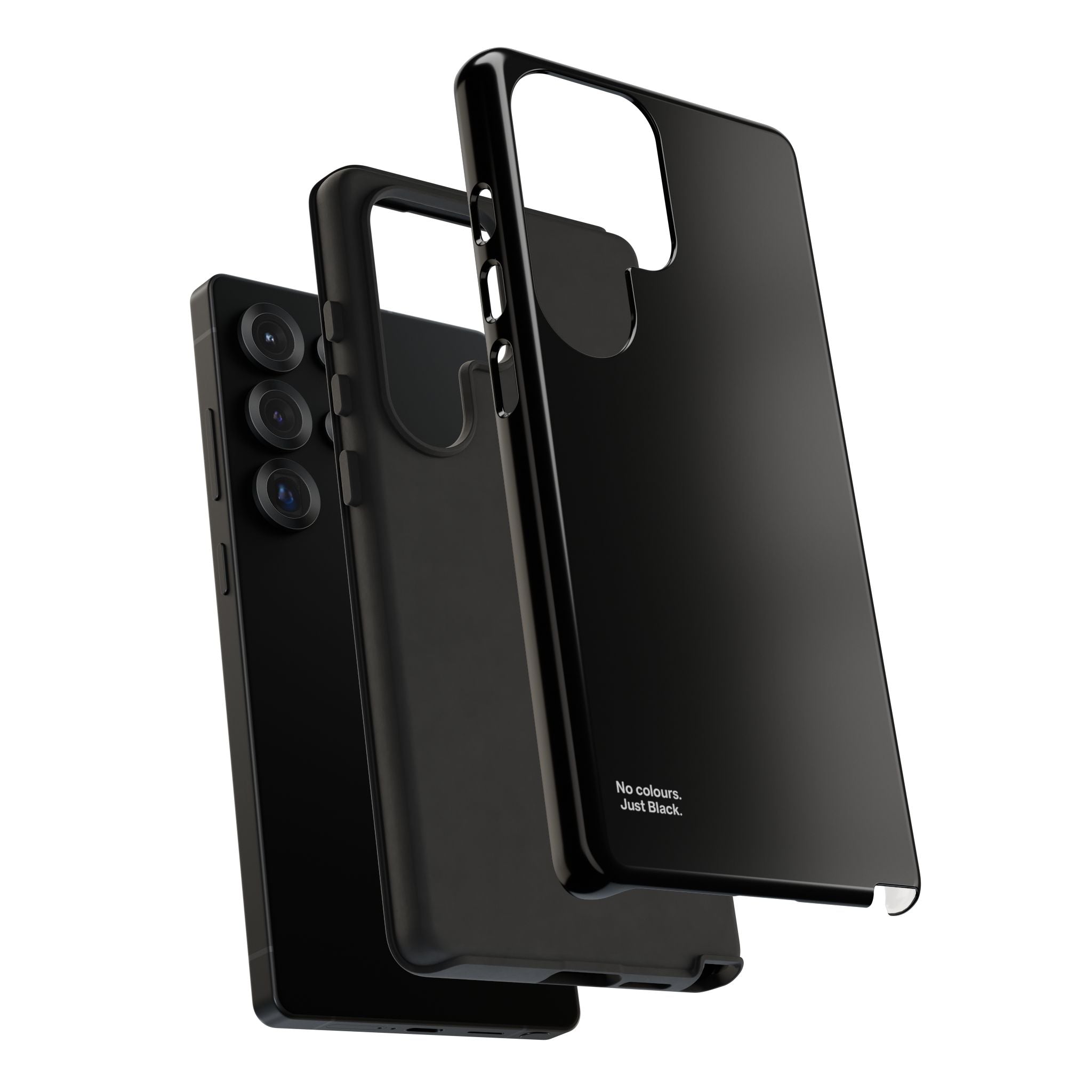 Minimalist Black Phone Case - INALLBLACK