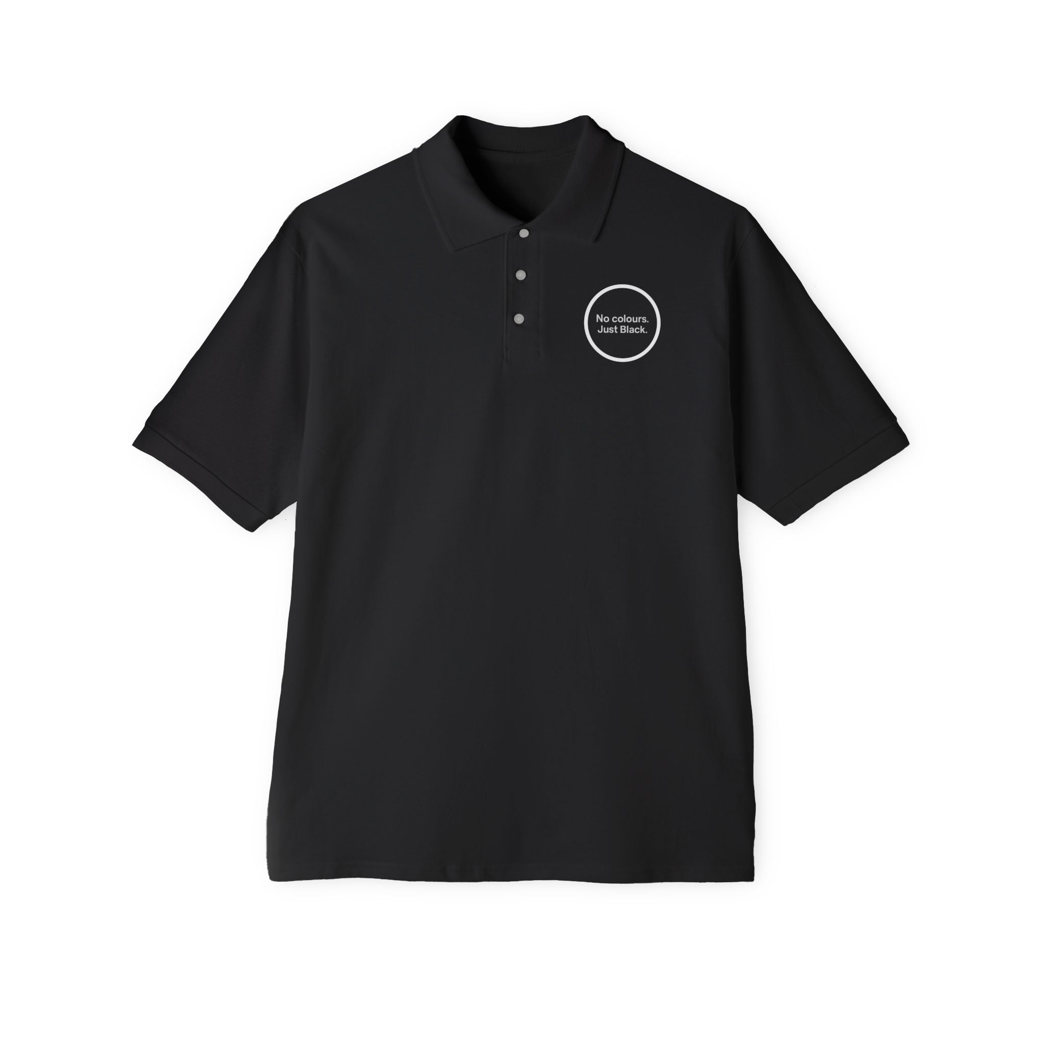 Men's Stylish Piqué Polo Shirt - INALLBLACK