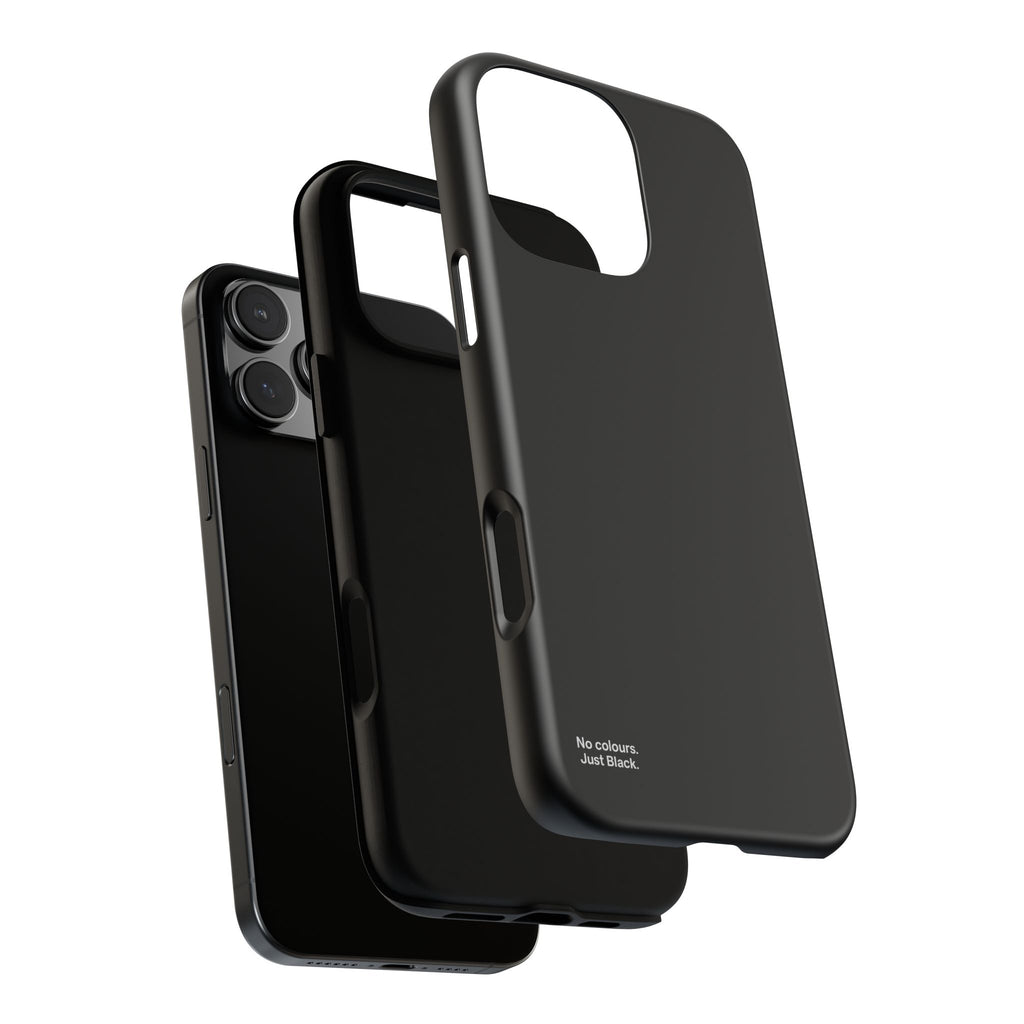 Minimalist Black Phone Case - INALLBLACK
