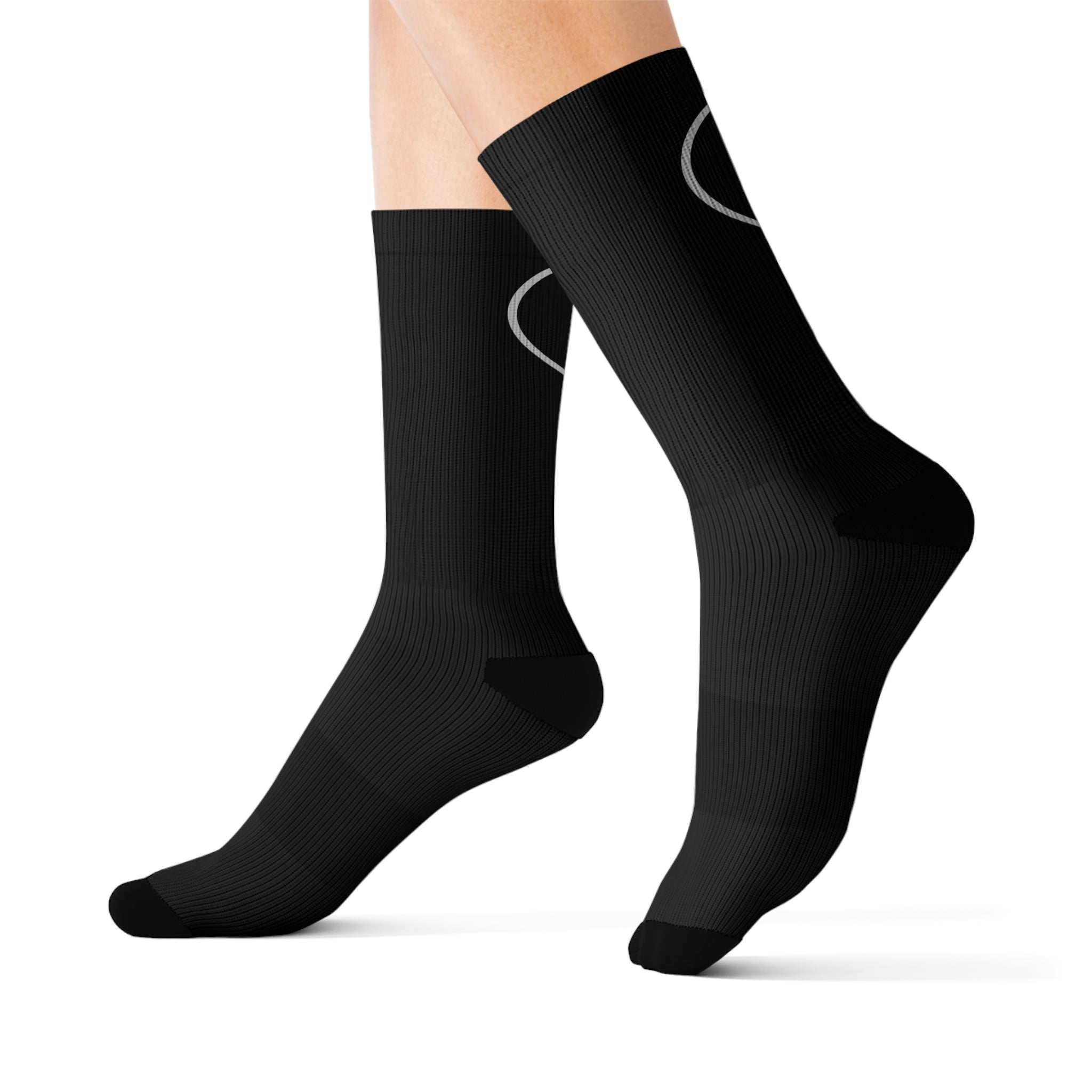 Women's Unique Personal Style Socks - INALLBLACK