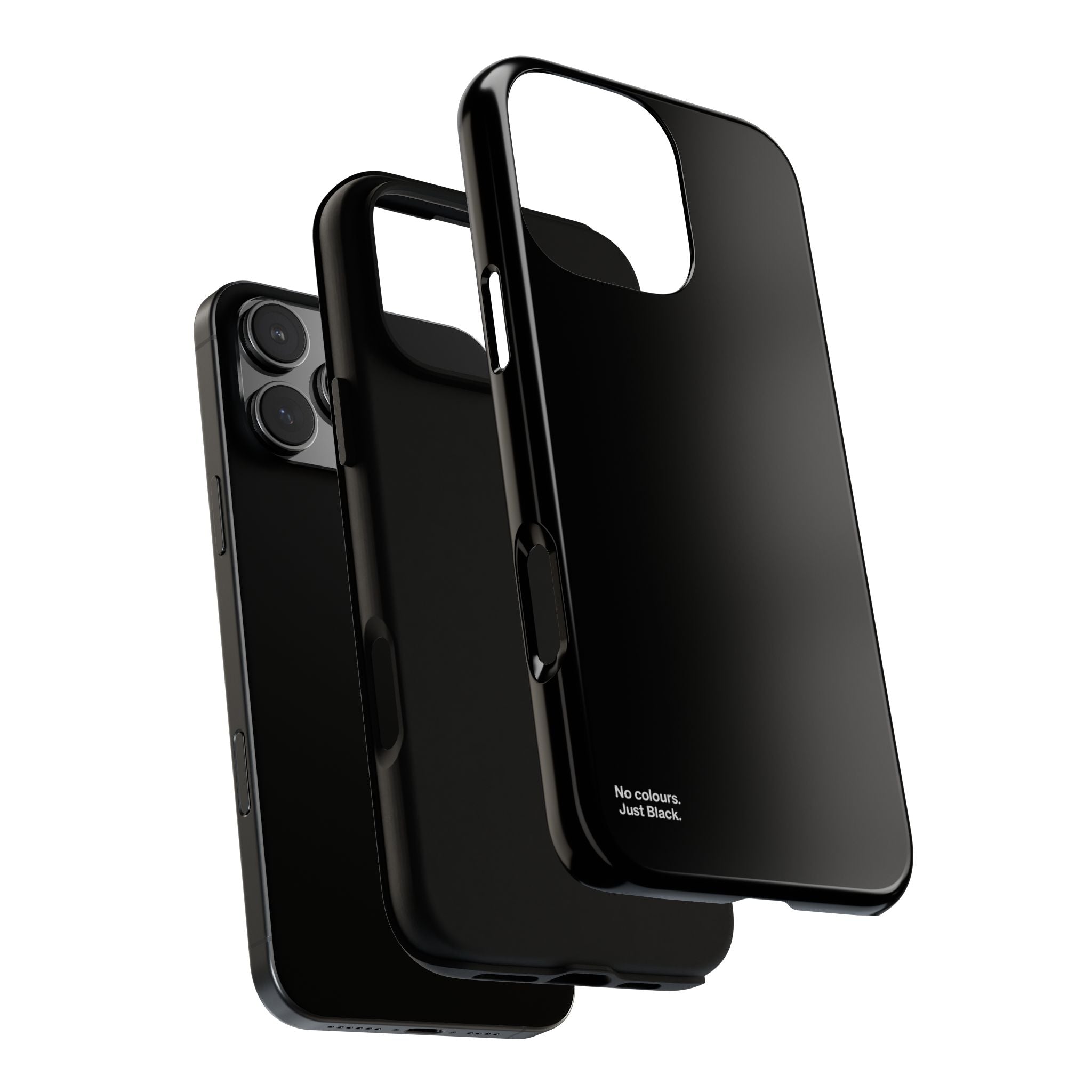 Minimalist Black Phone Case - INALLBLACK